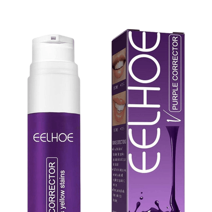 Purple Whitening Toothpaste Yellow Teeth Stains Removal - 50ml